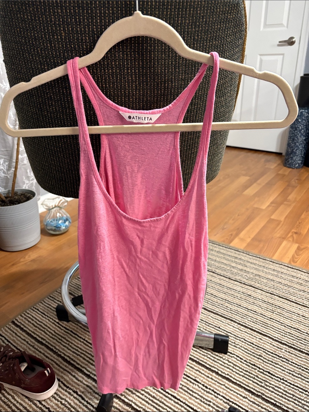 Athleta Bright Pink Racerback Tank